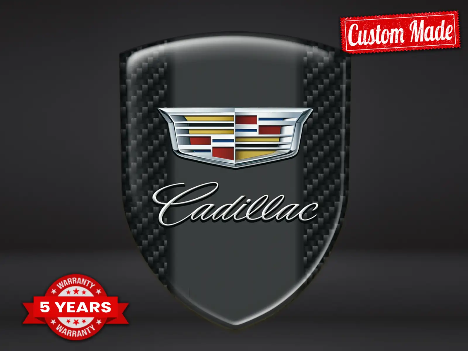 Cadillac Fensterbanner Hochwertig Robust Professionell Auto
